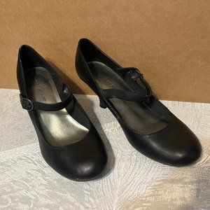 Lower East Side Mary Jane style Black Shoes, Ladies 10